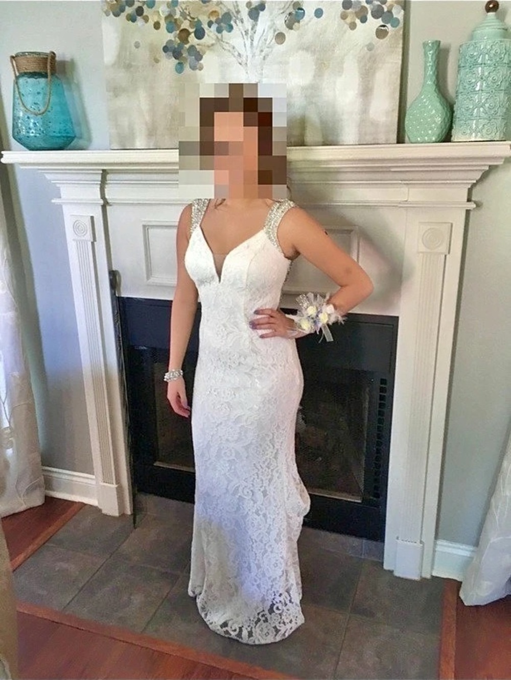 Lace Wedding Gown Like New
